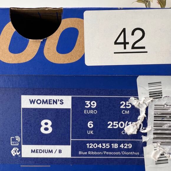 Brooks Glycerin GTS 22 Running Sneaker Blue Ribbon 120435 Women's 8M Tried On - Picture 10 of 10